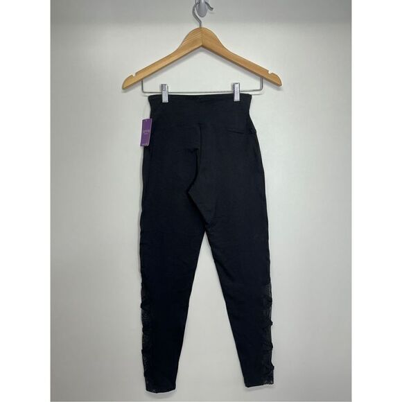 Yummie Leggings Full Length With Lacing & Contrast inserts Size Small - Picture 3 of 8